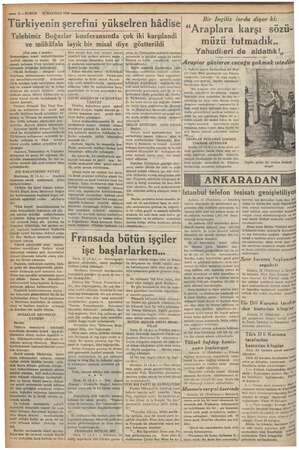    — 2— KURUN ürkiyenin şerefini yükselren hâdise İRAN 1936 Talebimiz Boğazlar konferansında çok iki karşılandi layık bir...