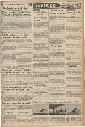    Avrupa A e gelen “Dallı E, yor ii ila muhabiri ar “ azmın yenide; yg rakkale 0) i hususundaki tekliflerini bu- tün...