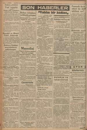    —2.— 24 EYLUL 1936 KURU Ankara telefonu e mm Yeni vapurlar o inşaya talip şirketlerle müzakereler ilerliyor Ankara, 23 a a