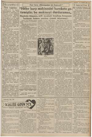  & 5 — KURUN 51. TEŞRİN 1936 — İl Gezintiler | Türk kâğıtları .— “kadaş, dün beni görünce, bütün). salğ ye koştu. ekti; el,