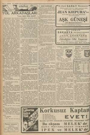    © — 4— KURUN 1911 TEŞRİN YOL ARKADAŞLARI Mr Bekir Sıtkı KUNT decek değilim, nah şurada, çiftlikte eği m Öl Hızlı hizli...