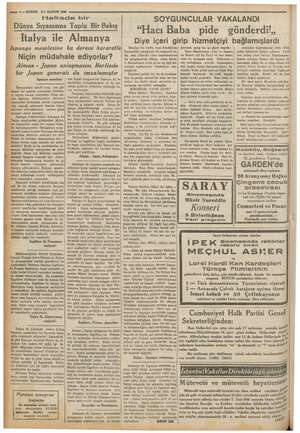    » 4 — KURUN 51, KANUN 1936 Haftada bir Dünya Sıyasasına Toplu Bir Bakış Italya ile 4 an denizal n hakiki a, ciddiyetle çi
