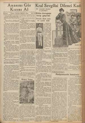    Anasını Gör Kızını Al Bir zamanlar dansları ve güzelliğile Roman Yazan: Sermet Muhtar Alus No.37) Bütün Avrupayı Sola ti