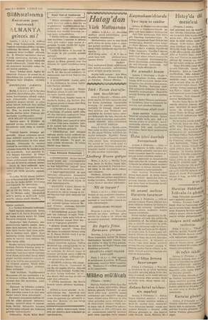  AE mini 7 UN Silâhsızlanma Konjeransı gene toplanacak ALMANYA gelecek mi? Ay 3 ŞUBAT 1937 sai dize A ii zaman biz. zat tanzii