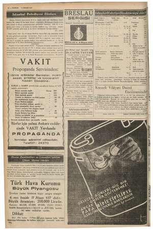    10 — KURUN 1! NİSAN 1937 istanbu! Belediyesi llânları İtfaiye muştur. Bir cakete 22 lira bedel tahm esi 1 munda yazılı...