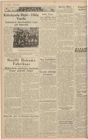  Ye EE VE iz EN hir icra kara! rel Dil alâkaderlara tebliğ etmiştir. Gi el AR ek ade celi 10 — KURUN o 19NİSAN 1937 >: mi Küt