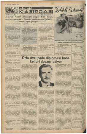    $ — KURUN (10 MAYIS 1937 Kadircan KAFL Mehmet Reisle Aslanoğlu Doğan Bey, Ban baskın yapmışlar, Cineviz donanmasını...