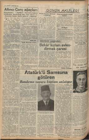    2 —KURUN 20 MAYIS 1937 mmm e NE Altıncı Corç ağaçları | GÜ Kanadalılar: “ İngiltere imparatorlağunu lehlikeden kurtarmak