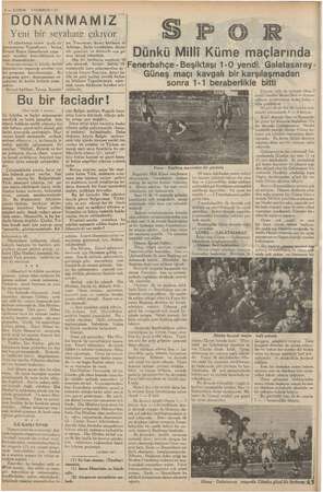  F di 6 — KURUN 5 TEMMUZ 1937 DONANMAMIZ Yeni bir seyahate çıkıyor 13 ağustostan sonra Ml nmamızın Yugoslavya İtalya, eye ii