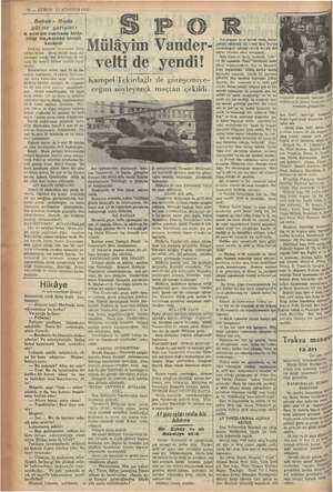  bağı 10 — KURUN 12 AĞUSTOS 1937 Bebek - Moda siliği Beykozdan Ismail kazandı Festival komitesi tarafmdan tertip edilen Bebek