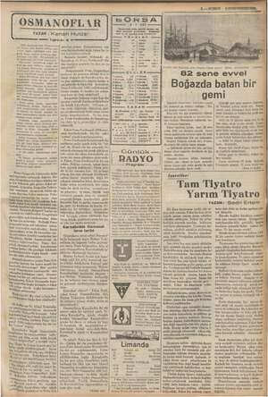  e OSMANOFLAR YAZAN : Kenan Hulüsi EN AE ari CENAN Tefrika: ge 4 Sonbaharında Kn K irllecek böyle bir fotil üye iç bilhassa