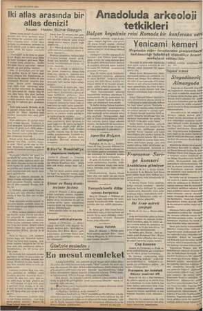    21  EKİNCİKÂNUN 1s İki atlas arasında bir atlas denizi! KD rma karı k olmadan” e üstün Je bir silindir geçti, zi bütün eski