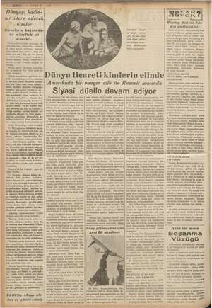     © bundan Dünyayı kadın- lar idare edecek olsalar iosanların bayatı da- ha müreffeh mi olacak?.. Pariste çıkan bir kadını