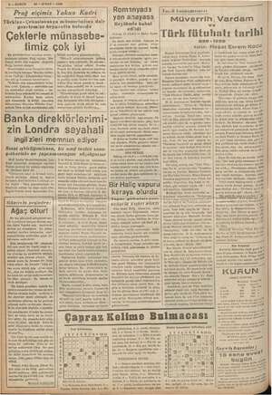  ye 2— KURUN 26— ŞTBAT — 1928 Prağ eiçimiz Yakup Kadri etimizde bulun ni ze aş Ka: iki ekspresle inden evvel Perapalas otelin-