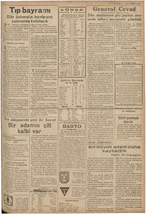    D ıbbiye: si 114 üncü yıldönümü idi. Bu mü- -tle Üniversite gençli ü büyük tör rene 5 14 te Üni konfe. ği salonunda...