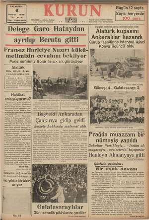    —— man PAZARTESİ Haziran 1938 21-3 YIL: İsayı 7328 -1418| m OR Delege İSTANBUL — Ankara Caddesi Posta kutusu: 46 (İstanbul)