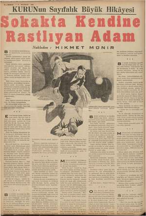  | k HAZIRAN 1934 “© KURUNunN S ayıfalık Büyük Hikâyesi Rastlıyan Adam HİKMET MÜNİR azı çocukların inandıkları pe- i...