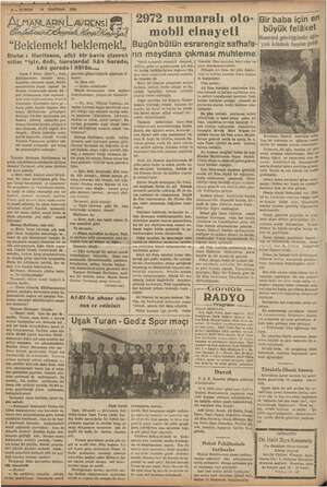  8 — KURUN ALMANLARIN LAVRENSİ isme Tesk > “Beklemek! 14 HAZİRAN 193 MENŞİMAİ Dİ beklemek! Binba:ı Horlinson, ufki bir kavis