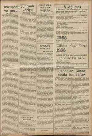  fi “Avrupada buhranlı ve gergin Be ve tarafı 1 incide) nıfları silâh altm; cudu bir milyon v4 yün of 3 — Fransa Alplarda Y