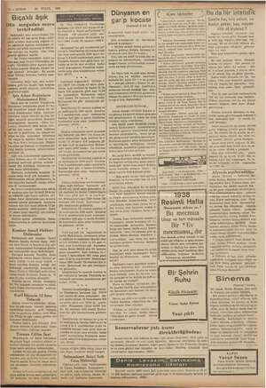    ip — KURUN 23 EYLUL 1938 « Bıçaklı âşık çeviitedildi İğde m hafifçe Yakalanıp ikinci sulh ceza mahke- ine cima bıçaklı âşık