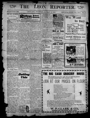 The Leon Reporter Newspaper January 10, 1901 kapağı