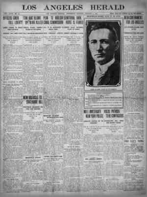 The Los Angeles Herald Newspaper January 4, 1905 kapağı