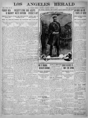 The Los Angeles Herald Gazetesi 7 Ocak 1905 kapağı