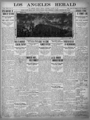 The Los Angeles Herald Newspaper January 16, 1905 kapağı