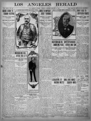 The Los Angeles Herald Newspaper January 17, 1905 kapağı
