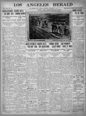 The Los Angeles Herald Newspaper February 16, 1905 kapağı