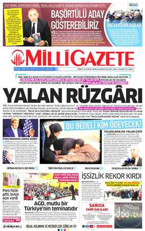  Yeni CHP diyerek yola çıkan Kemal Kılıçdaroğlu'nun. en önemli, kurmaylarından Genel Sekreter Gürsel Tekin, Milli Gazete'yi