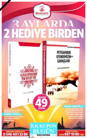    ZAFER YOLU SERİSİ 1 PEYGAMBER EFENDİMİZİN: SAVAŞLARI BURHAN BOZGEYİK e büy İLK KUPON BUGÜN b: O8iNCSAYFADA o“ Ox & emk  