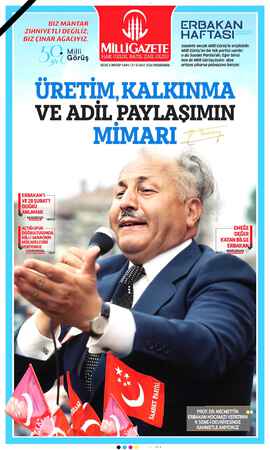  ERBAKAN HAF TASI Saadete ancak Milli Görüş'le erişilebilir. . M i | | i | Milli Görüş'ün bir tek partisi vardır; “ Görüs iz