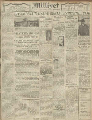 Milliyet Gazetesi 14 Ocak 1929 kapağı