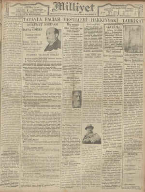 Milliyet Gazetesi 27 Ocak 1929 kapağı