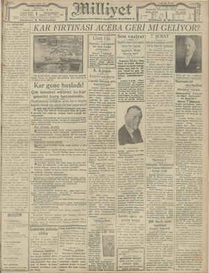 Milliyet Gazetesi 8 Şubat 1929 kapağı
