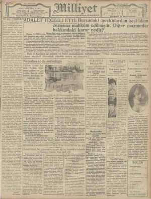Milliyet Gazetesi 10 Şubat 1929 kapağı