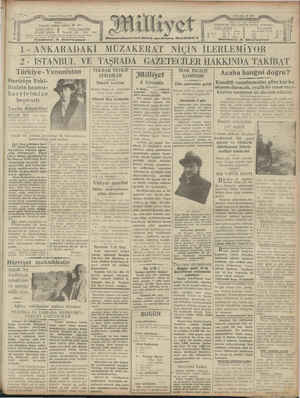 Milliyet Gazetesi 11 Şubat 1929 kapağı
