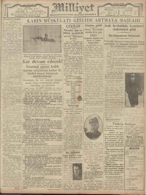 Milliyet Gazetesi 12 Şubat 1929 kapağı