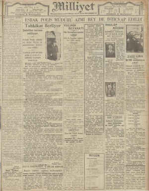 Milliyet Gazetesi 13 Şubat 1929 kapağı