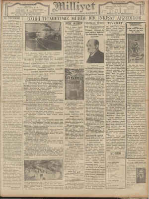 Milliyet Gazetesi 18 Şubat 1929 kapağı
