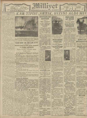 Milliyet Gazetesi 23 Şubat 1929 kapağı