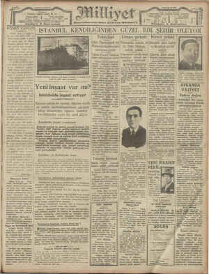 Milliyet Gazetesi 27 Şubat 1929 kapağı