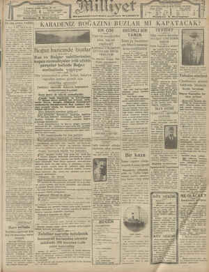 Milliyet Gazetesi 28 Şubat 1929 kapağı