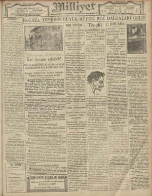 Milliyet Gazetesi 3 Mart 1929 kapağı