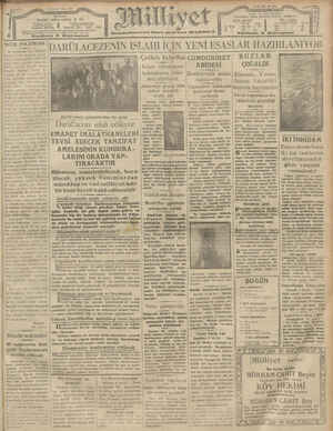 Milliyet Gazetesi 8 Mart 1929 kapağı