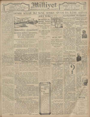 Milliyet Gazetesi 10 Mart 1929 kapağı