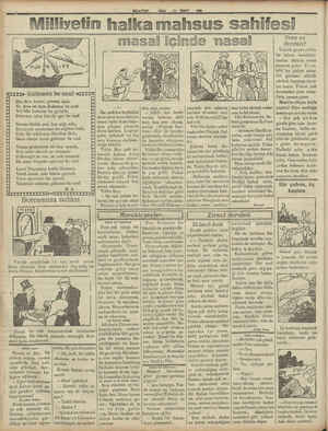   12 MART — 1928 alka mahsus sahifesi www “ gzrrx Gülemez be can! «zxx Bin deve katarı görmez işini, Ne dere ne tepe dinlemez