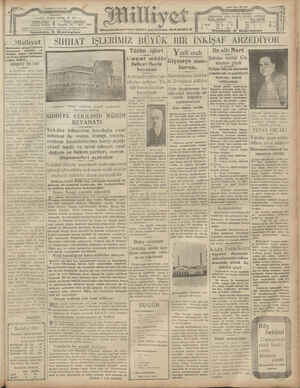 Milliyet Gazetesi 13 Mart 1929 kapağı