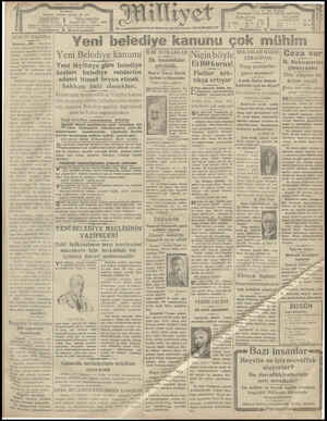 Milliyet Gazetesi 21 Mart 1929 kapağı